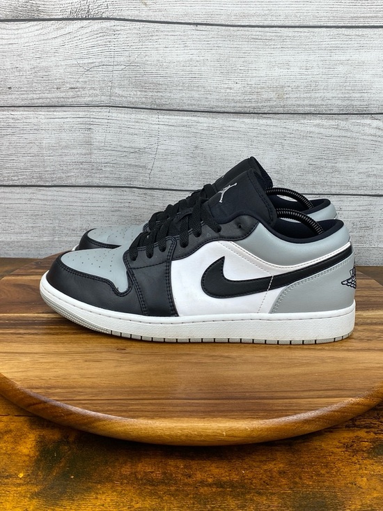 Jordan Other - Nike Air Jordan 1 Low Shadow Toe Black Grey Shoes 553558-052 Men’s Size 11.5